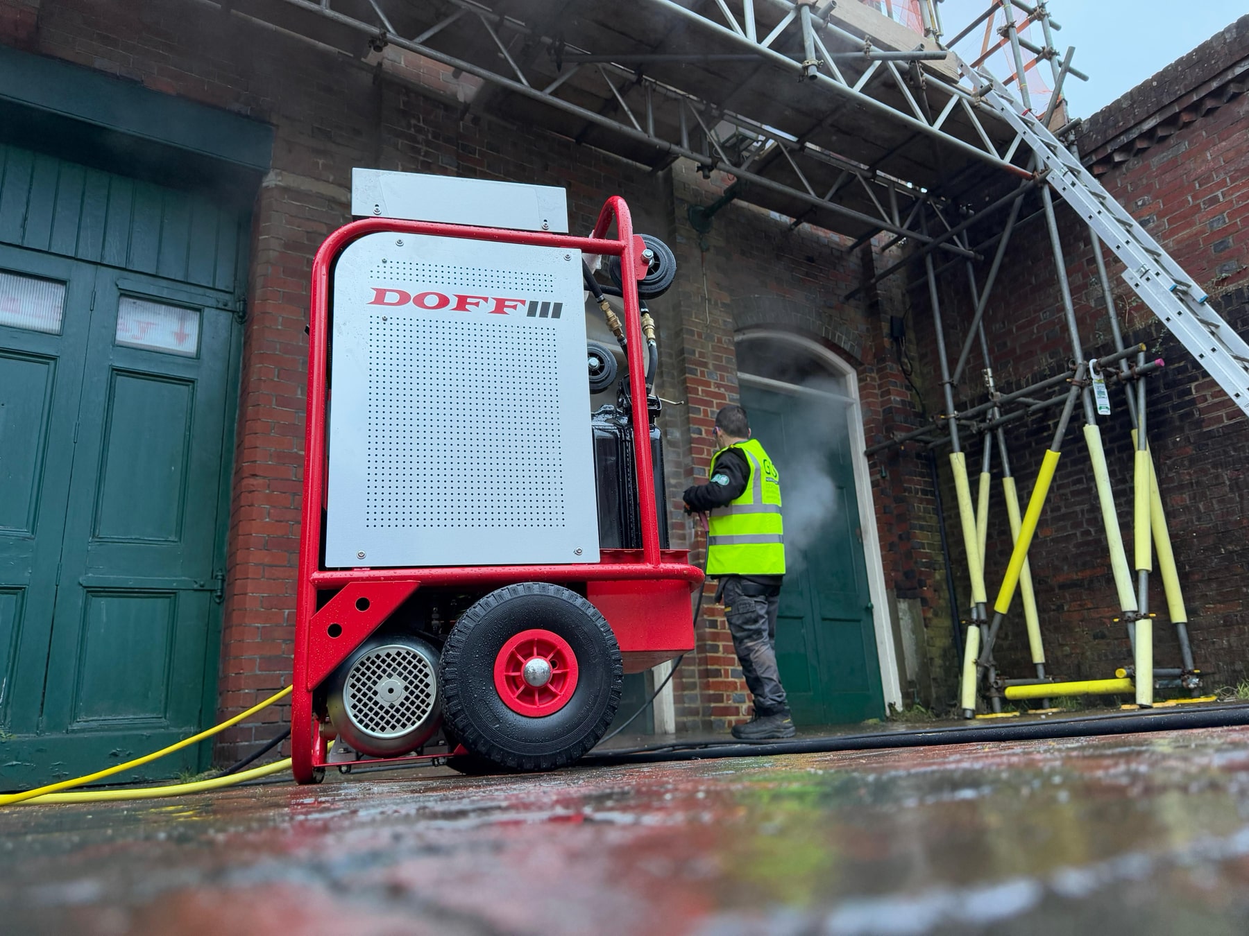 Doff system cleaning