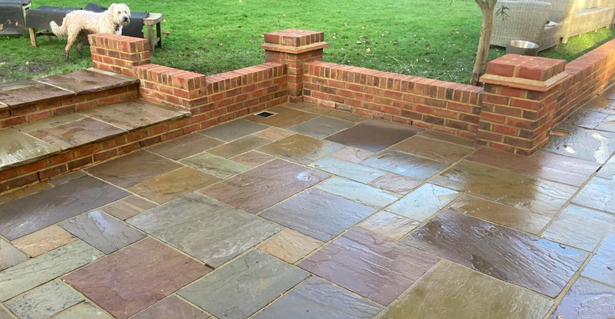 Patio jetwashing in Sussex